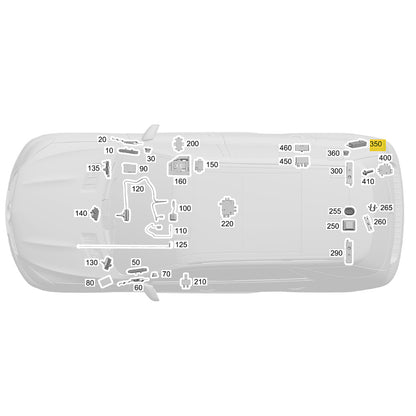 Filtro Supressor Mercedes GLC C 250 2016 2019 Traseiro Direito