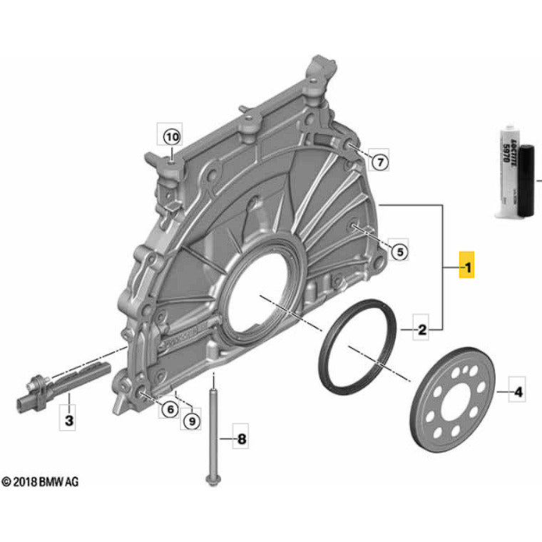 Tampa Lateral Motor BMW 320i 2.0 B48 2019 2020 2021 2022