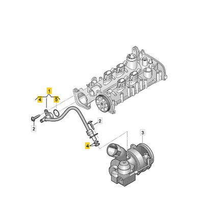 Mangueira Ventilação Turbina Duto VW Jetta 2018 2019 Respiro