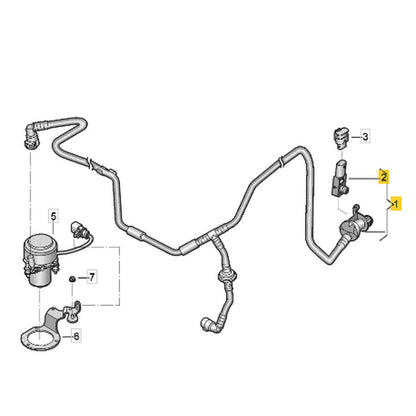 Mangueira Pressão Coletor VW Jetta TSI 2018 2019 2020 2021
