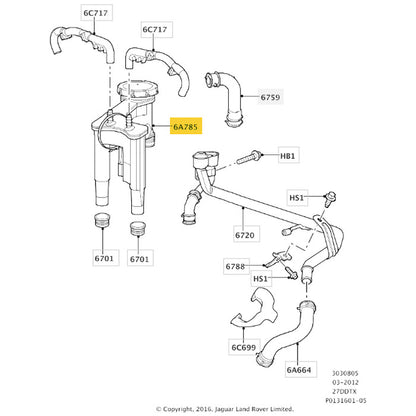 Respiro Separador Óleo Land Discovery 3 4 2.7 V6 2006 2011