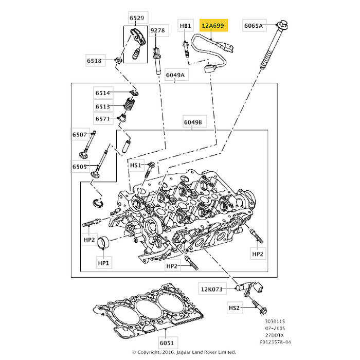 Sensor Detonação Land Discovery 3 4 2.7 V6 2006 2011 Motor