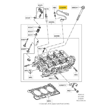 Sensor Detonação Land Discovery 3 4 2.7 V6 2006 2011 Motor