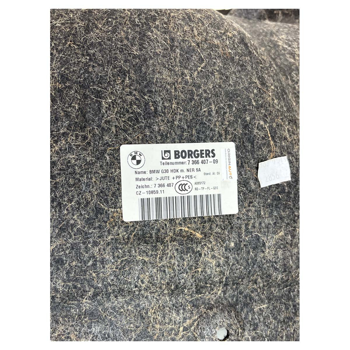 Forro Tampa Traseira BMW 530e 540i G30 2019 2020 2021 2022