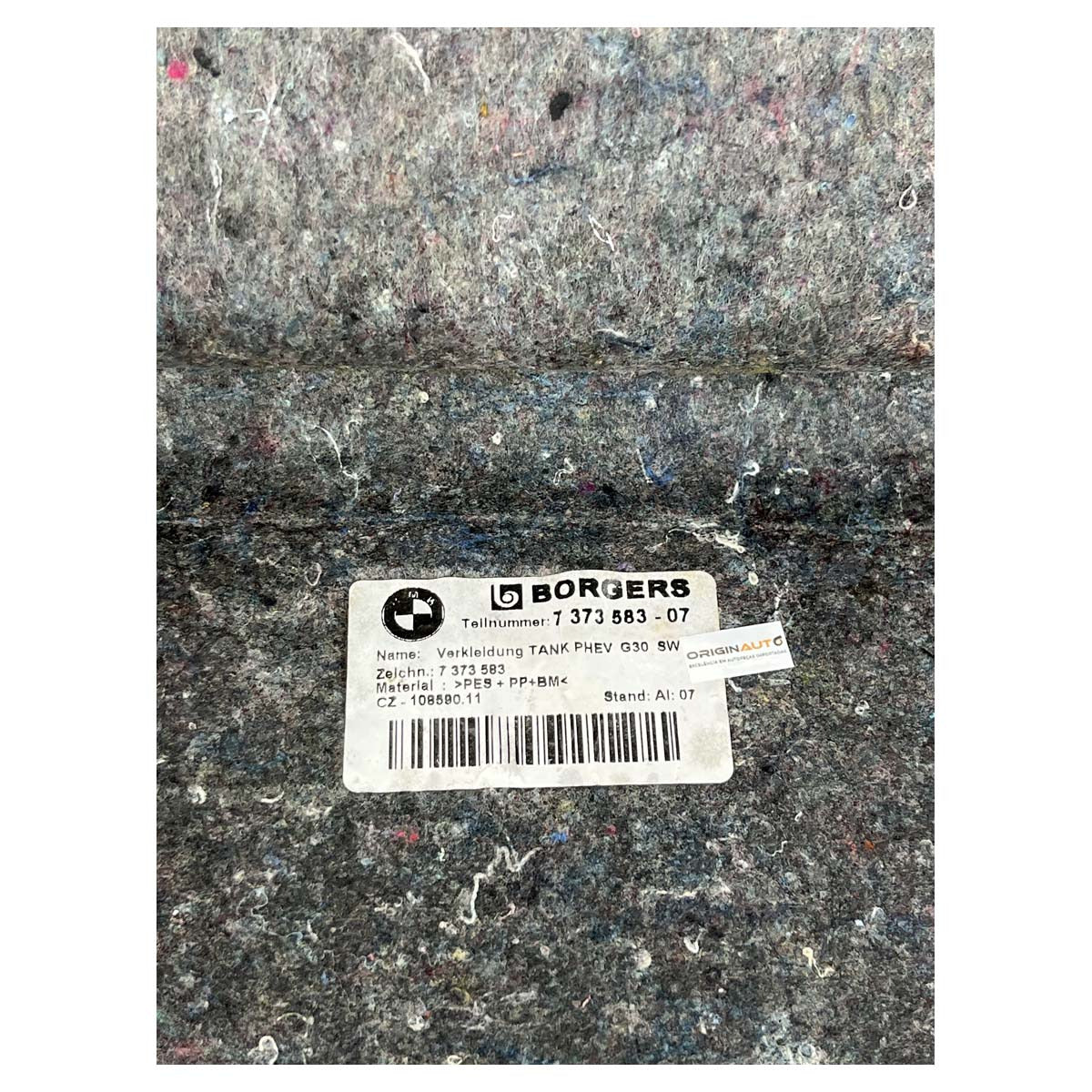 Carpete Assoalho BMW 530e G30 2019 2020 2021 2022 Porta Mala