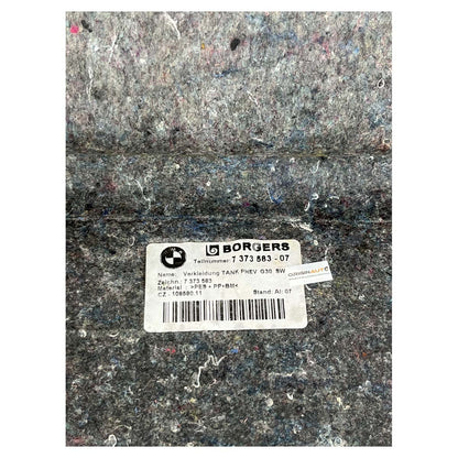 Carpete Assoalho BMW 530e G30 2019 2020 2021 2022 Porta Mala