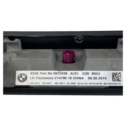 Tela Central Multimidia BMW 530e G30 2019 2020 2021 2022