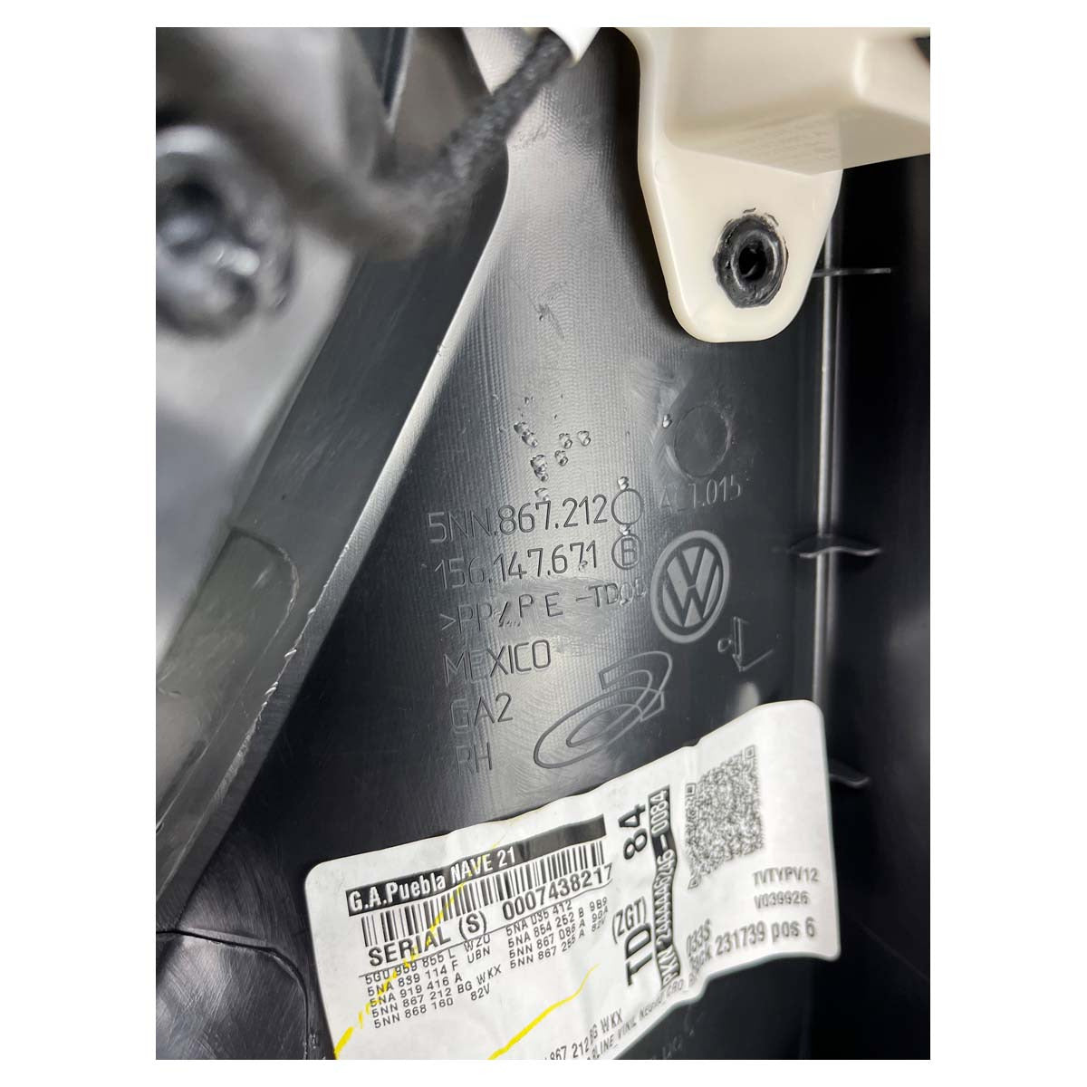 Forro Porta VW Tiguan Allspace 2022 2023 2024 2025 Traseiro Direito