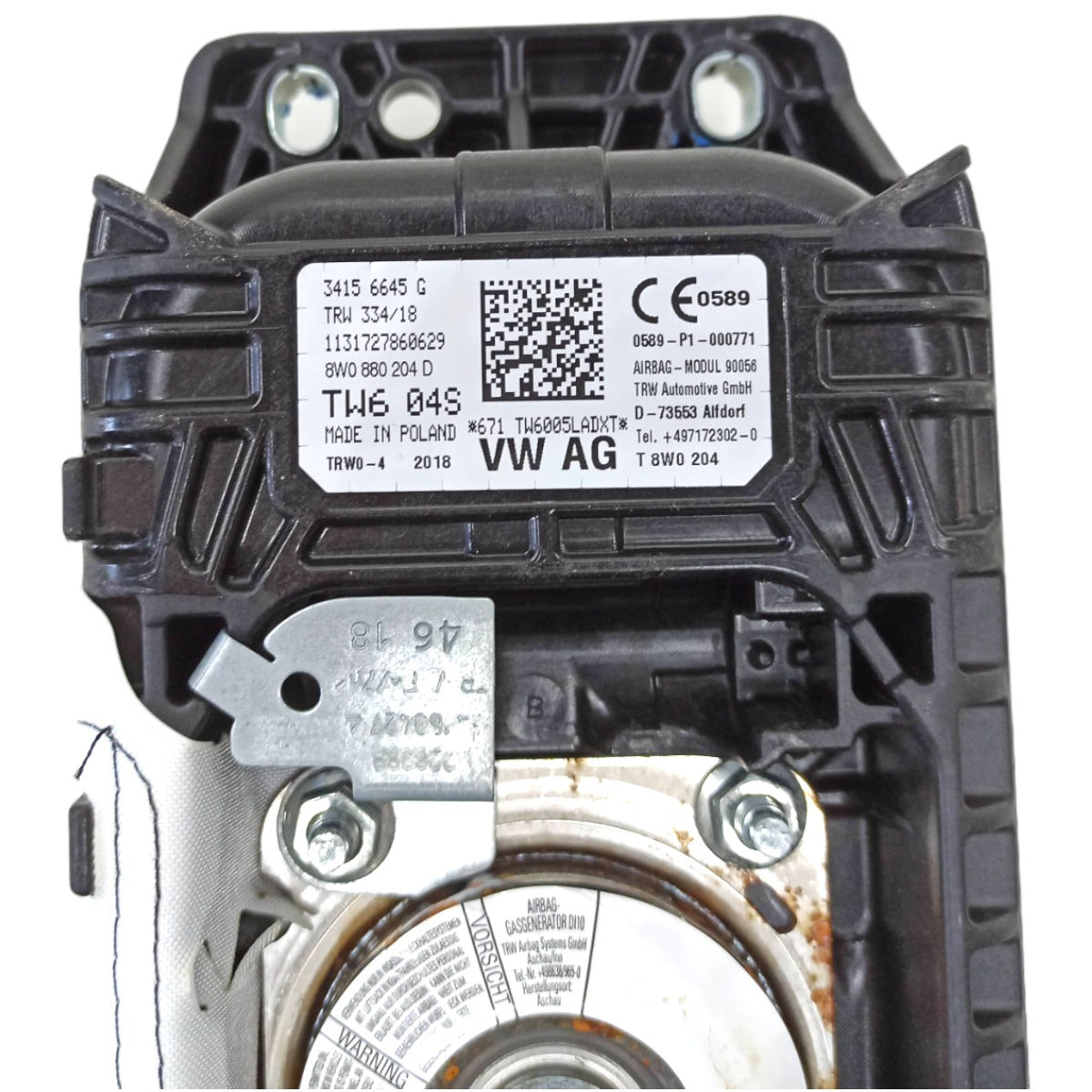 Bolsa Airbag Audi A5 Plus 2019 Capa Painel 8W0880204D