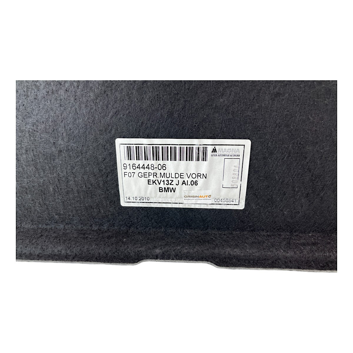 Forro Porta Mala BMW 535i 550i GT 2010 Compartimento 9164448