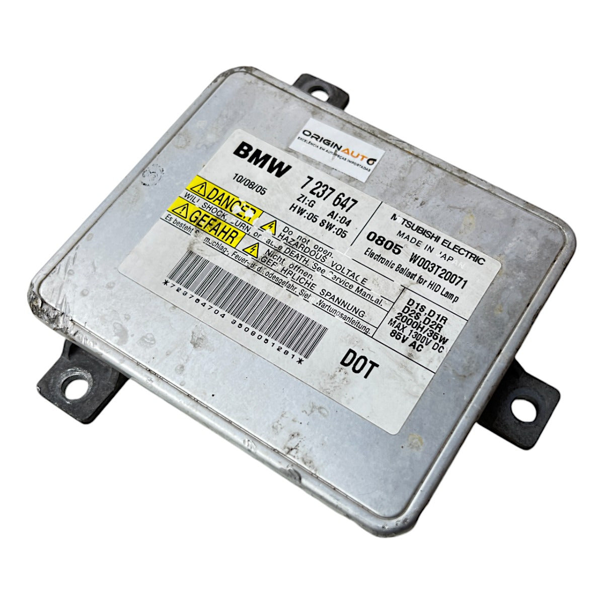 Reator Xenon Lampada BMW 535i 550i GT 2010 7237647