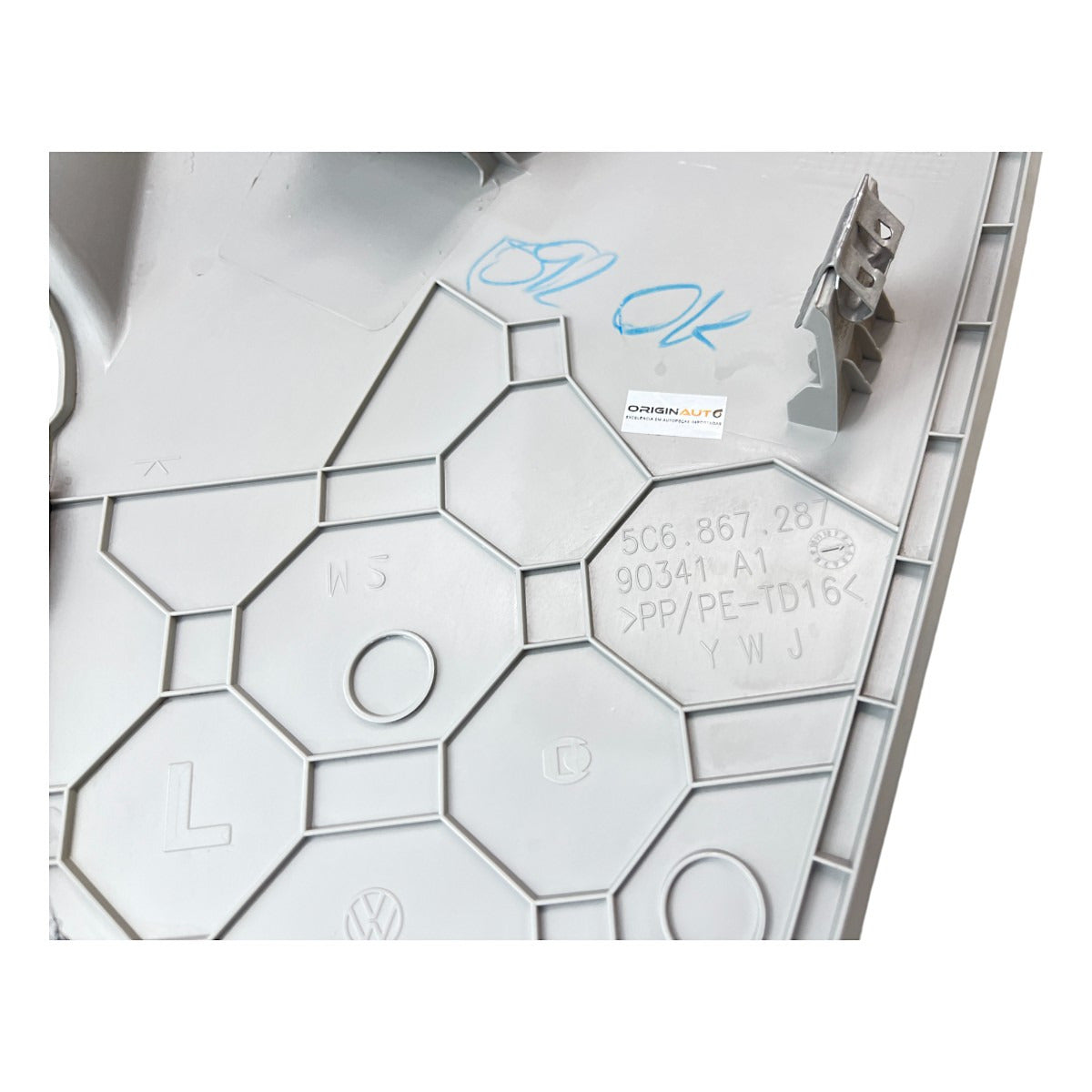 Moldura Coluna C Jetta Highline MK6 2017 Esquerda 5C6867287