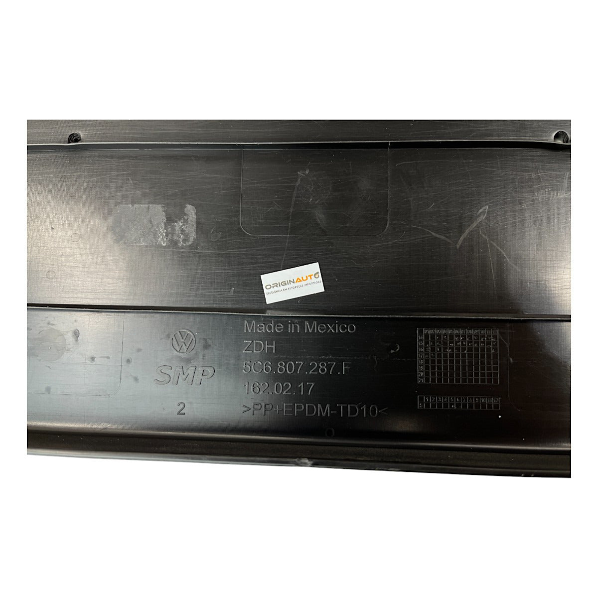 Suporte Acabamento Placa Jetta Highline MK6 2017 Dianteira