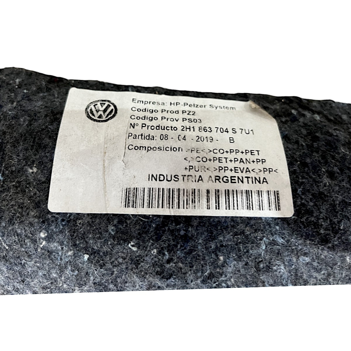 Carpete Assoalho VW Amarok V6 2018 2019 Dianteira