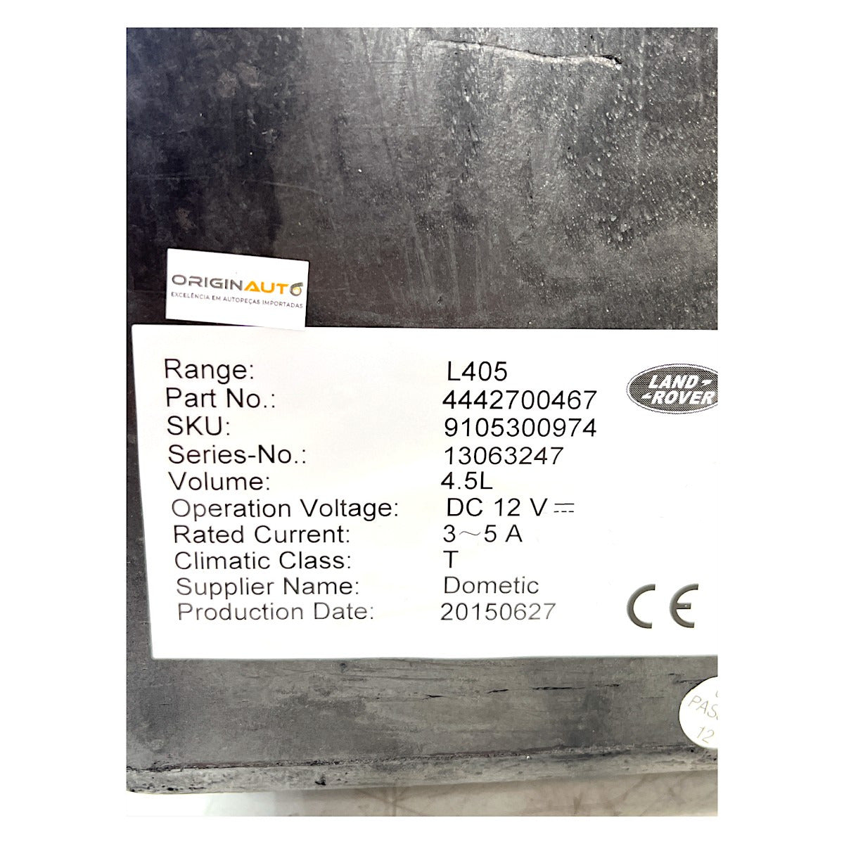 Geladeira Frigobar Console Range Rover 4.4 V8 Diesel 2016