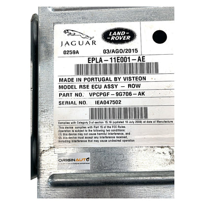 Módulo Radio Som Range Rover Sport HSE 2016 EPLA11E001AE