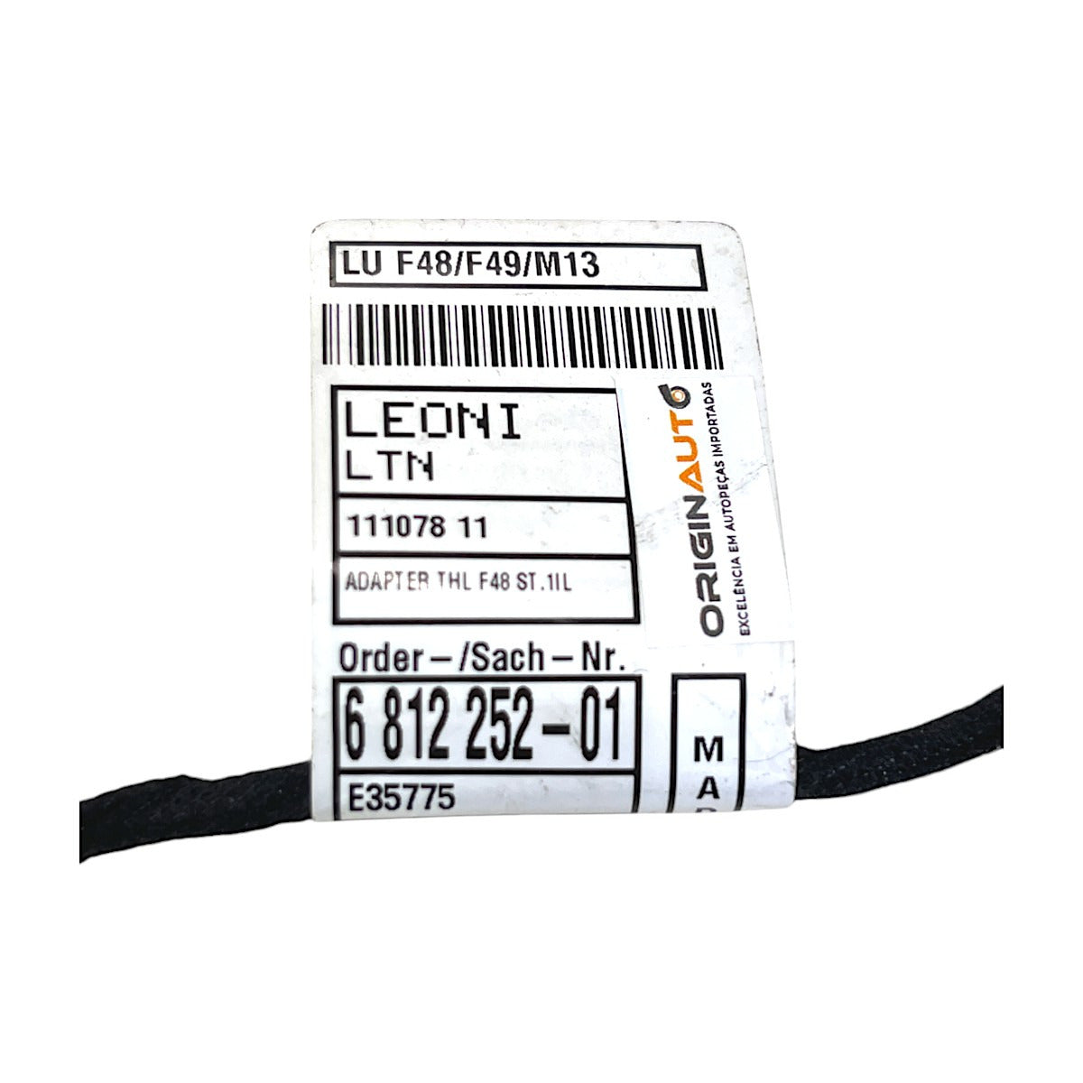 Chicote Porta BMW X1 2016 2017 2018 2019 Traseira