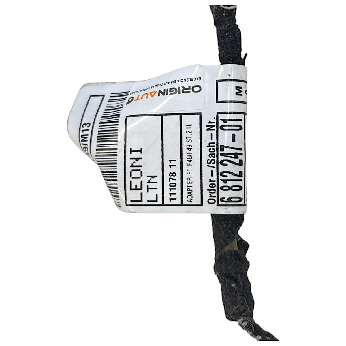 Chicote Porta BMW X1 2016 2017 2018 2019 Dianteira