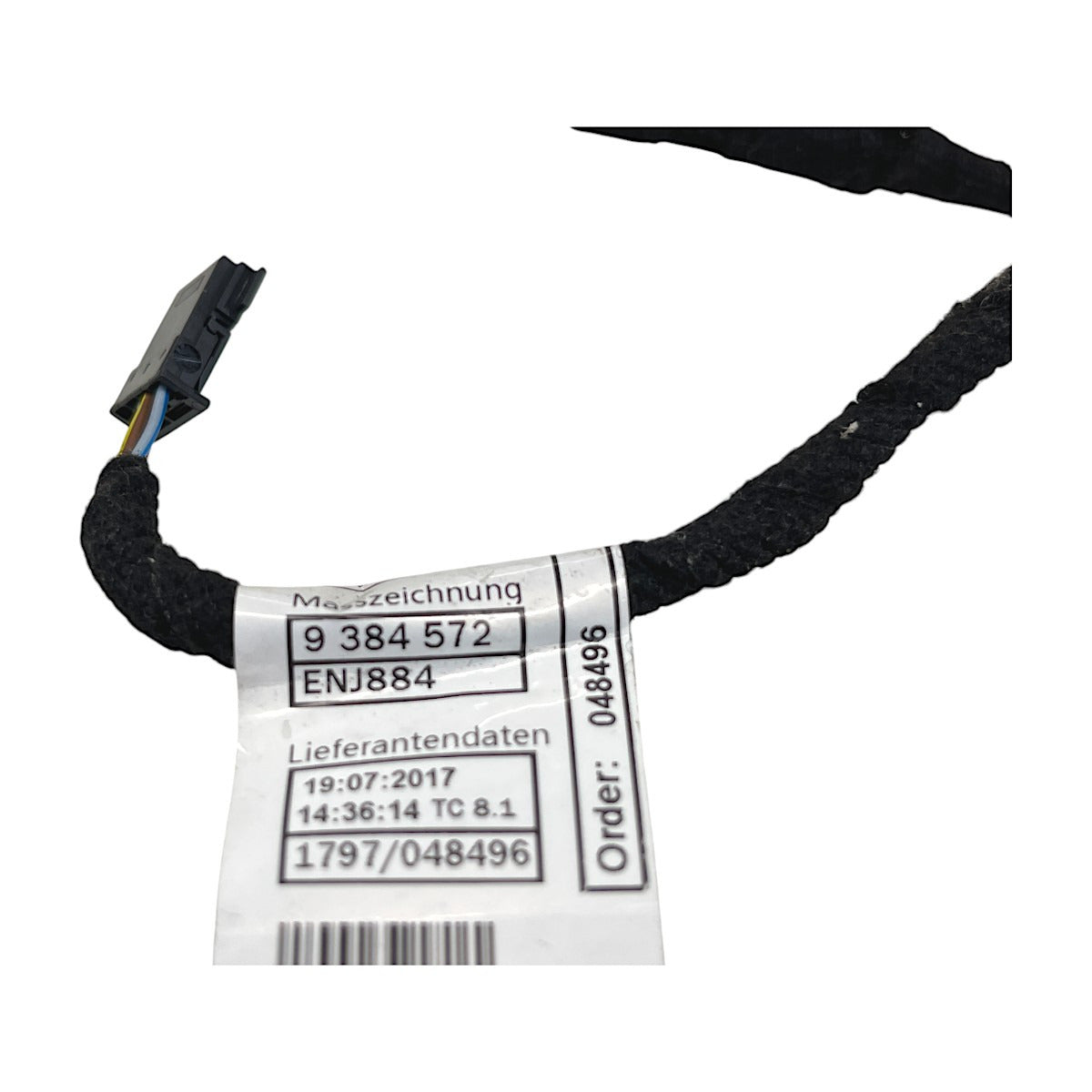 Chicote Porta BMW X1 2016 2017 2018 2019 Dianteira Direita