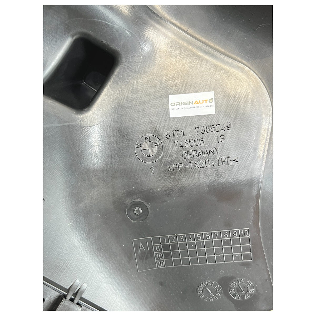 Acabamento Corta Fogo BMW X1 2016 2017 2018 2019 Direito