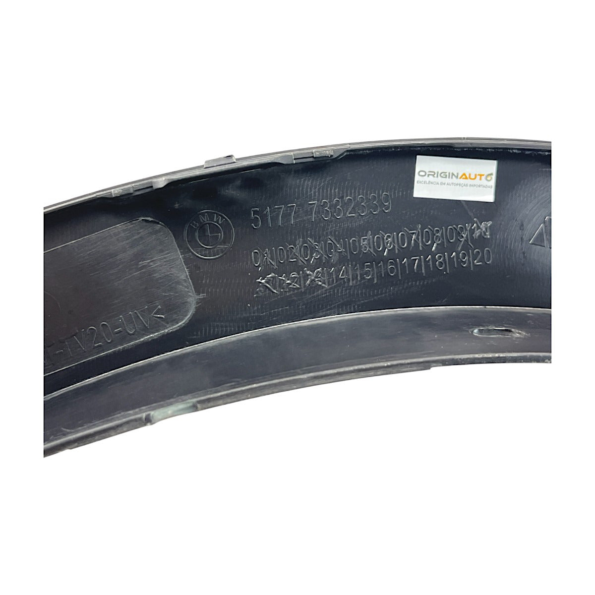 Moldura Caixa Roda BMW X1 2017 2018 2019 Traseiro Esquerdo