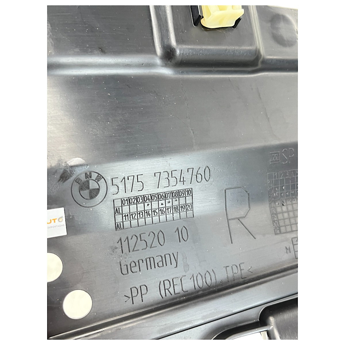 Protetor Assoalho BMW X1 2017 2018 2019 Traseiro Direito