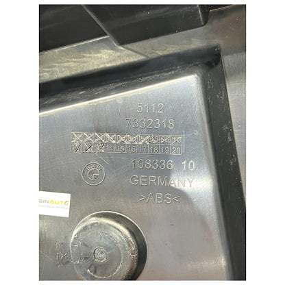 Guia Trava Parachoque BMW X1 2017 2018 2019 Traseiro Direito