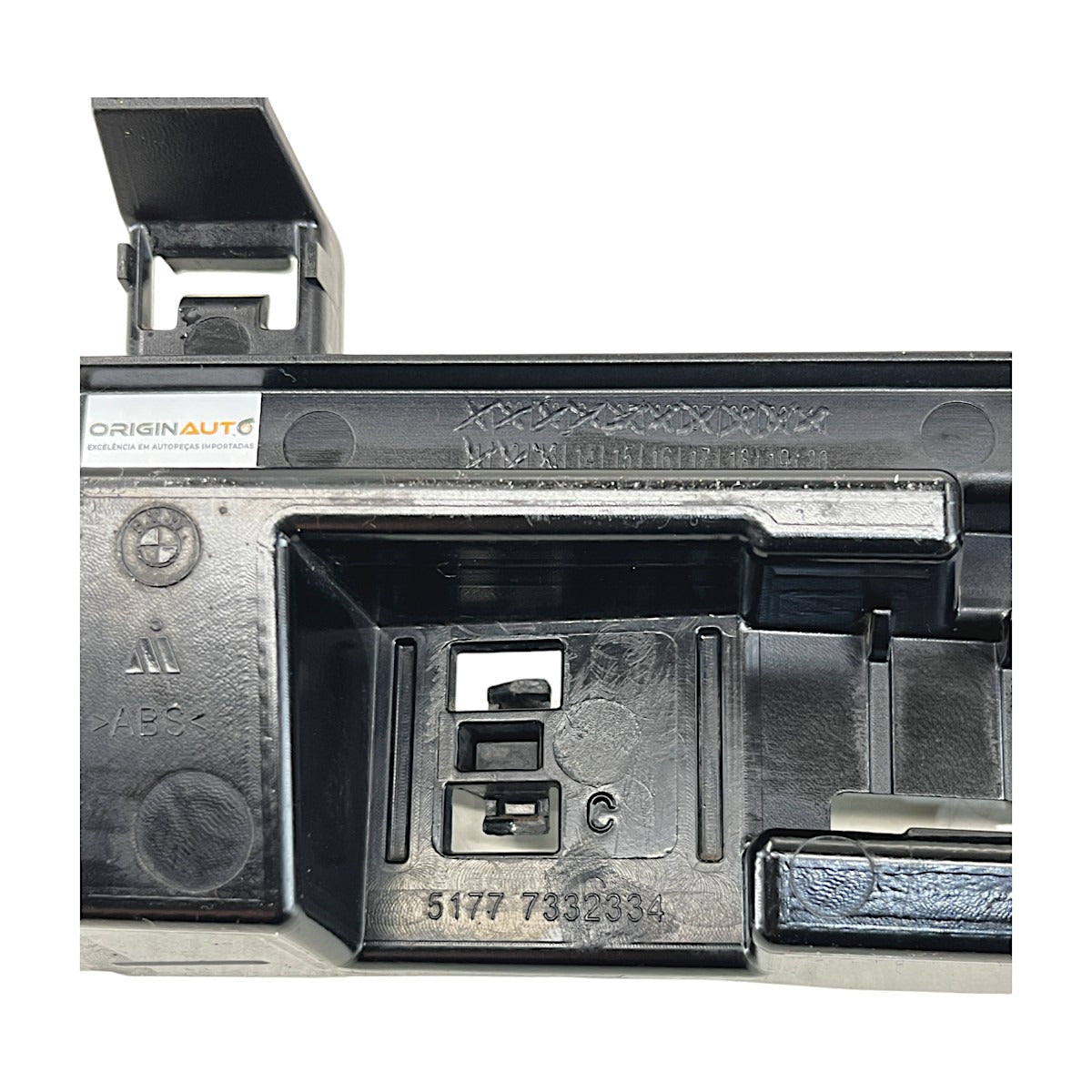 Guia Trava Spoiler BMW X1 2017 2018 2019 Lateral Direita D3