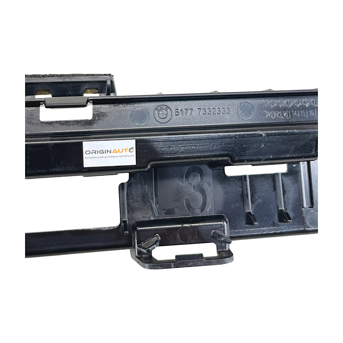 Guia Trava Spoiler BMW X1 2017 2018 2019 Lateral Esquerda L3