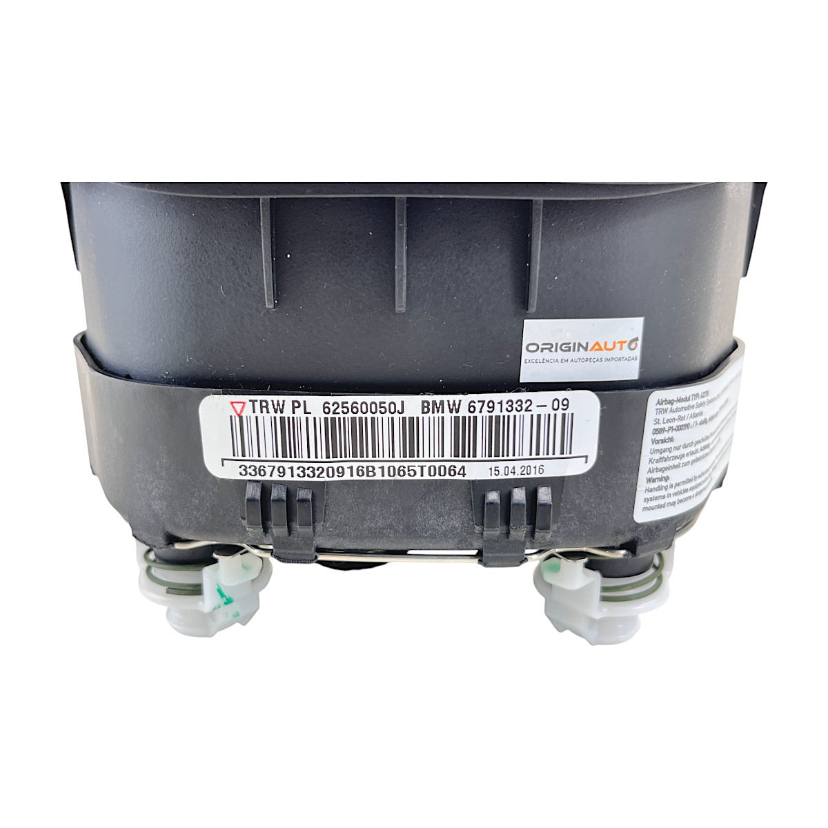 Bolsa Airbag BMW 320i GT 2015 2016 2017 Capa Volante