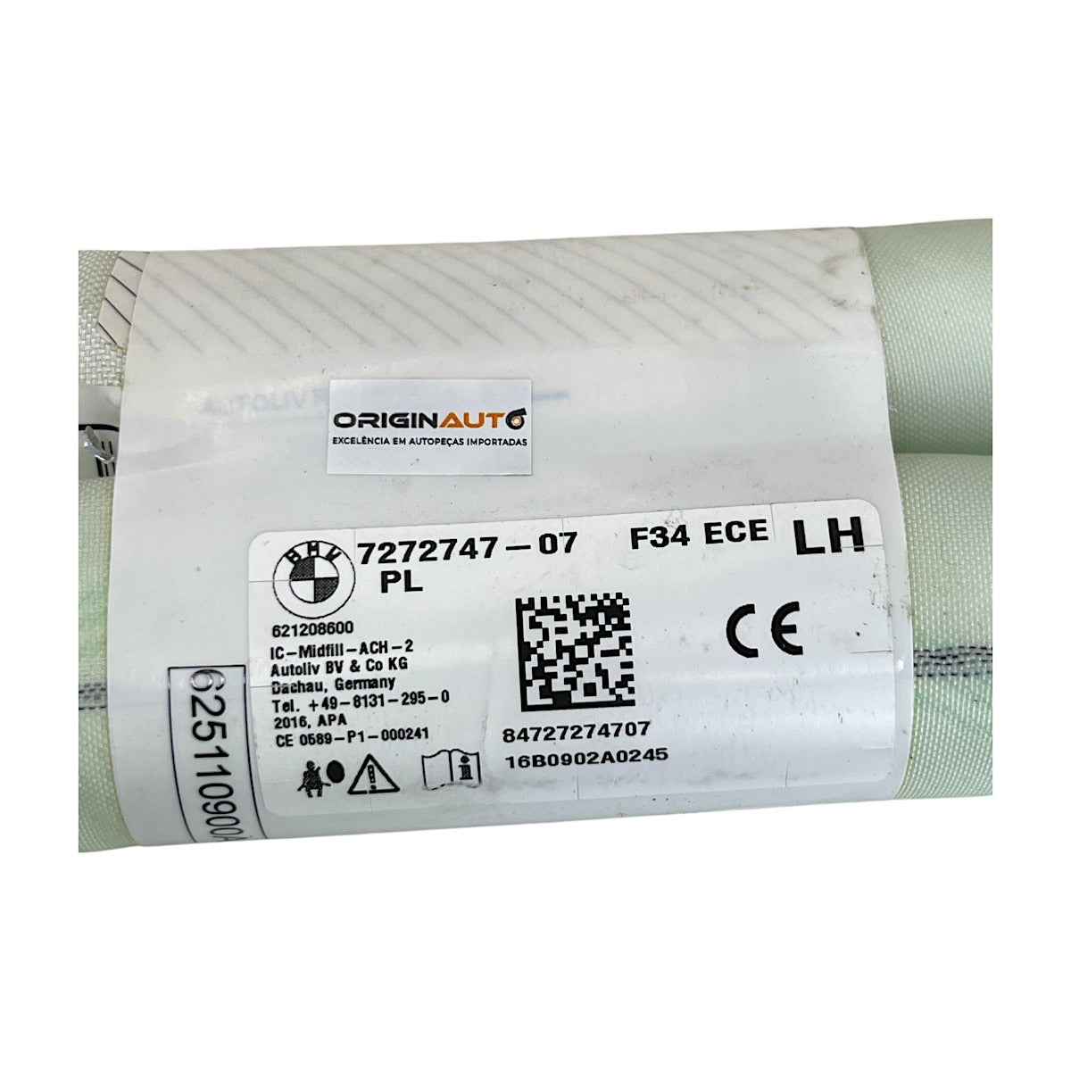 Airbag Cortina BMW 320i GT 2015 2016 2017 Esquerda 727274707