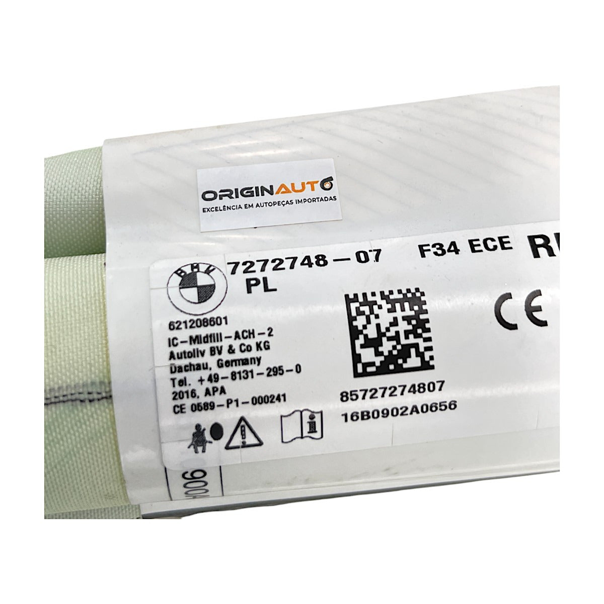 Airbag Cortina BMW 320i GT 2015 2016 2017 Direita 72727407