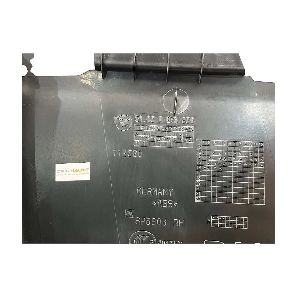 Moldura Coluna B BMW 320i GT 2015 2016 2017 Direita Soleira