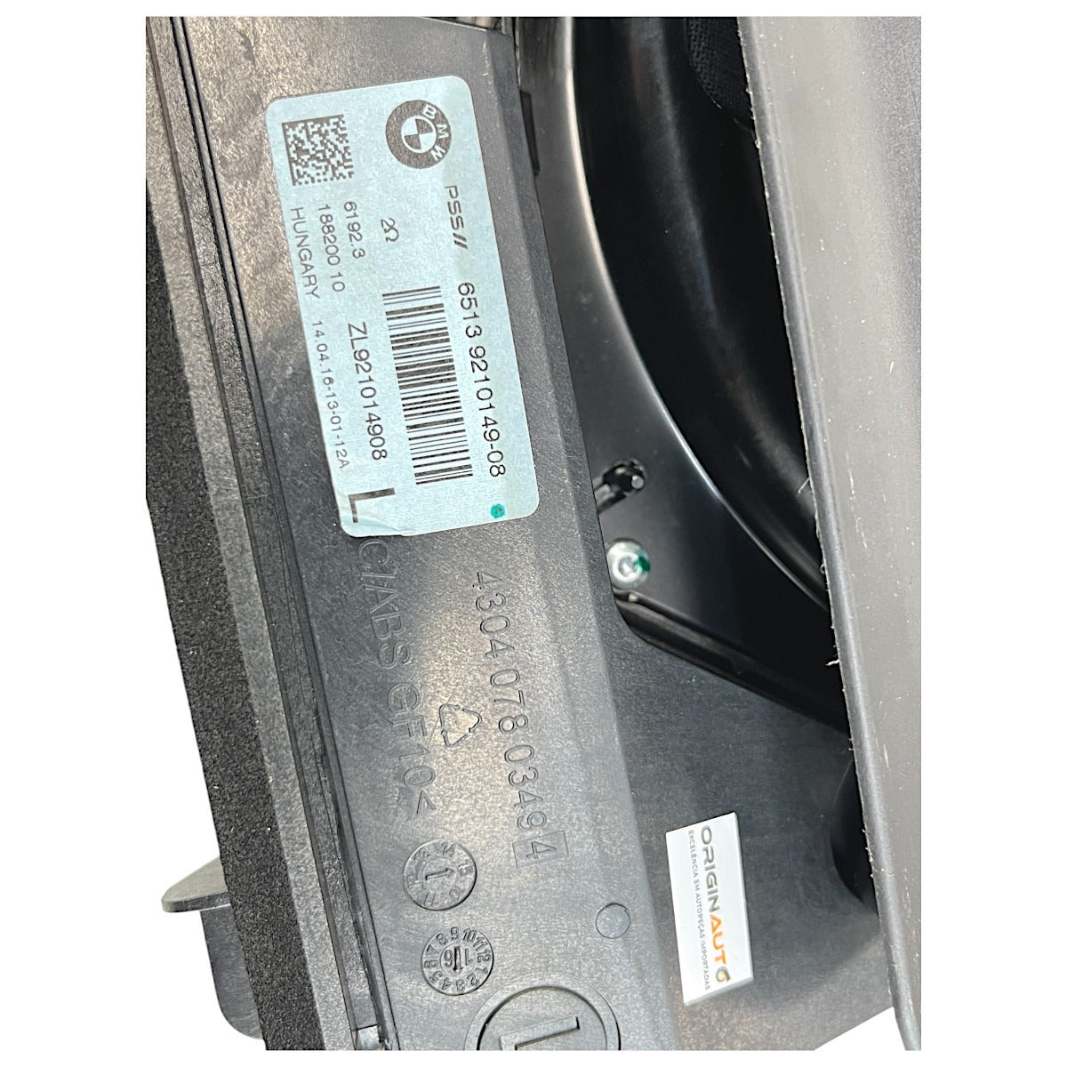 Subwoofer Alto Falante Banco BMW 320i GT 2016 2017 Esquerda