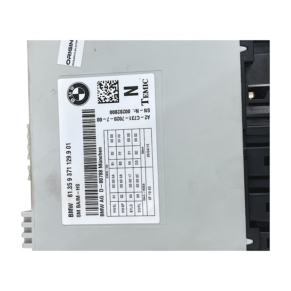 Módulo Conforto BCM BMW 320i GT 2015 2016 2017 93711299