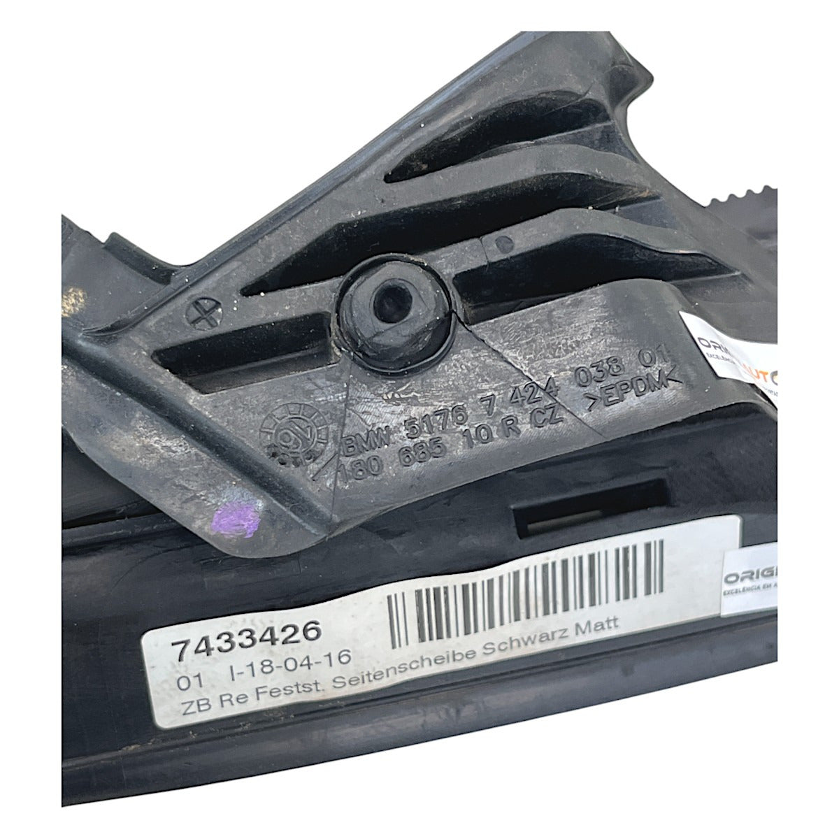 Vidro Vigia BMW 320i GT 2015 2016 2017 Traseiro Direito