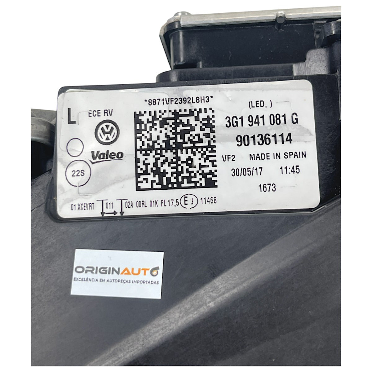 Farol VW Passat Highline B8 2018 2019 Esquerdo Completo