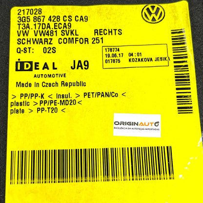 Forro Porta Mala VW Passat Highline B8 2018 2019 Direito