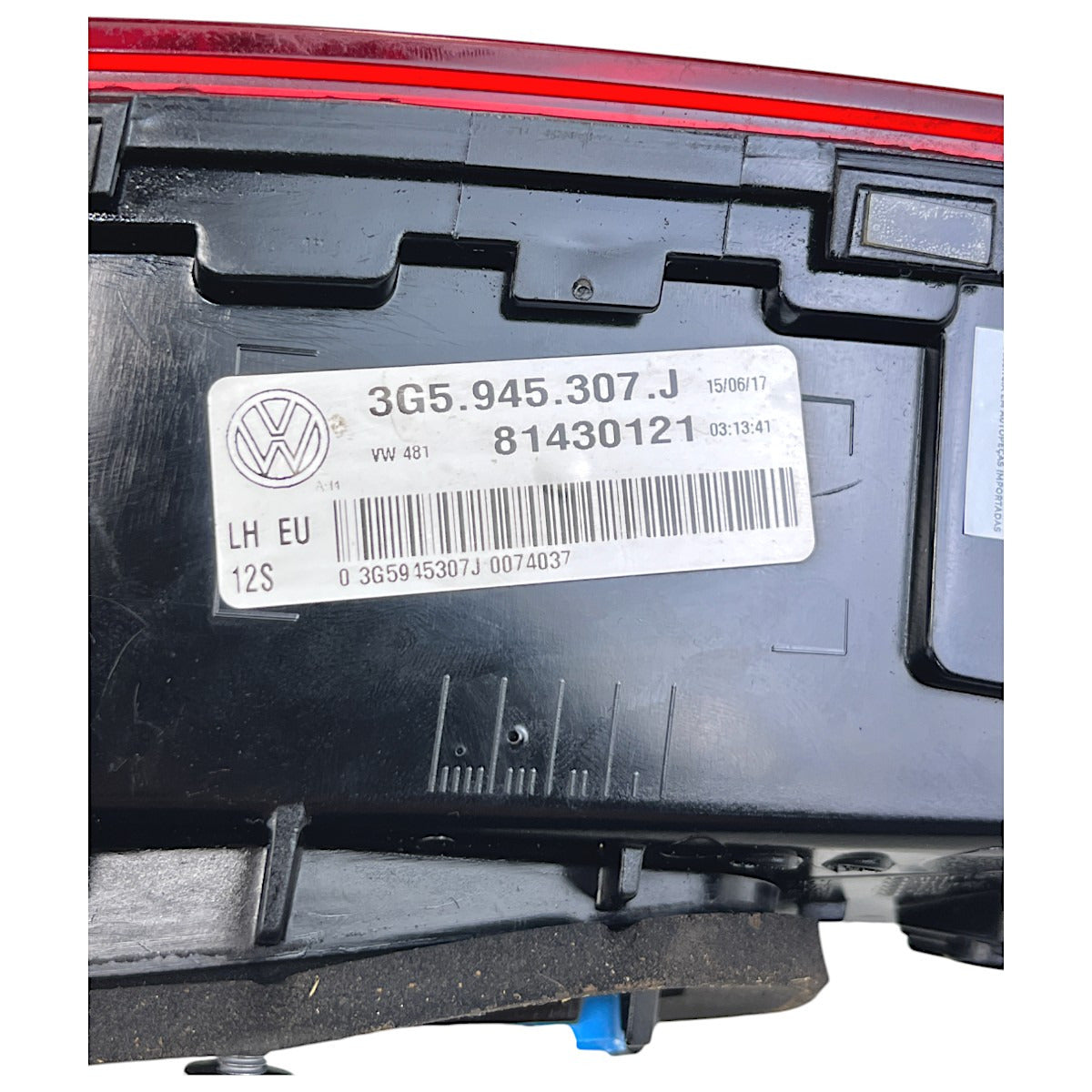 Lanterna VW Passat Highline B8 2018 2019 Tampa Esquerda