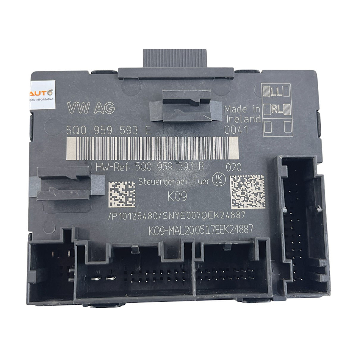 Módulo Porta VW Passat Highline B8 2018 Dianteira Esquerda