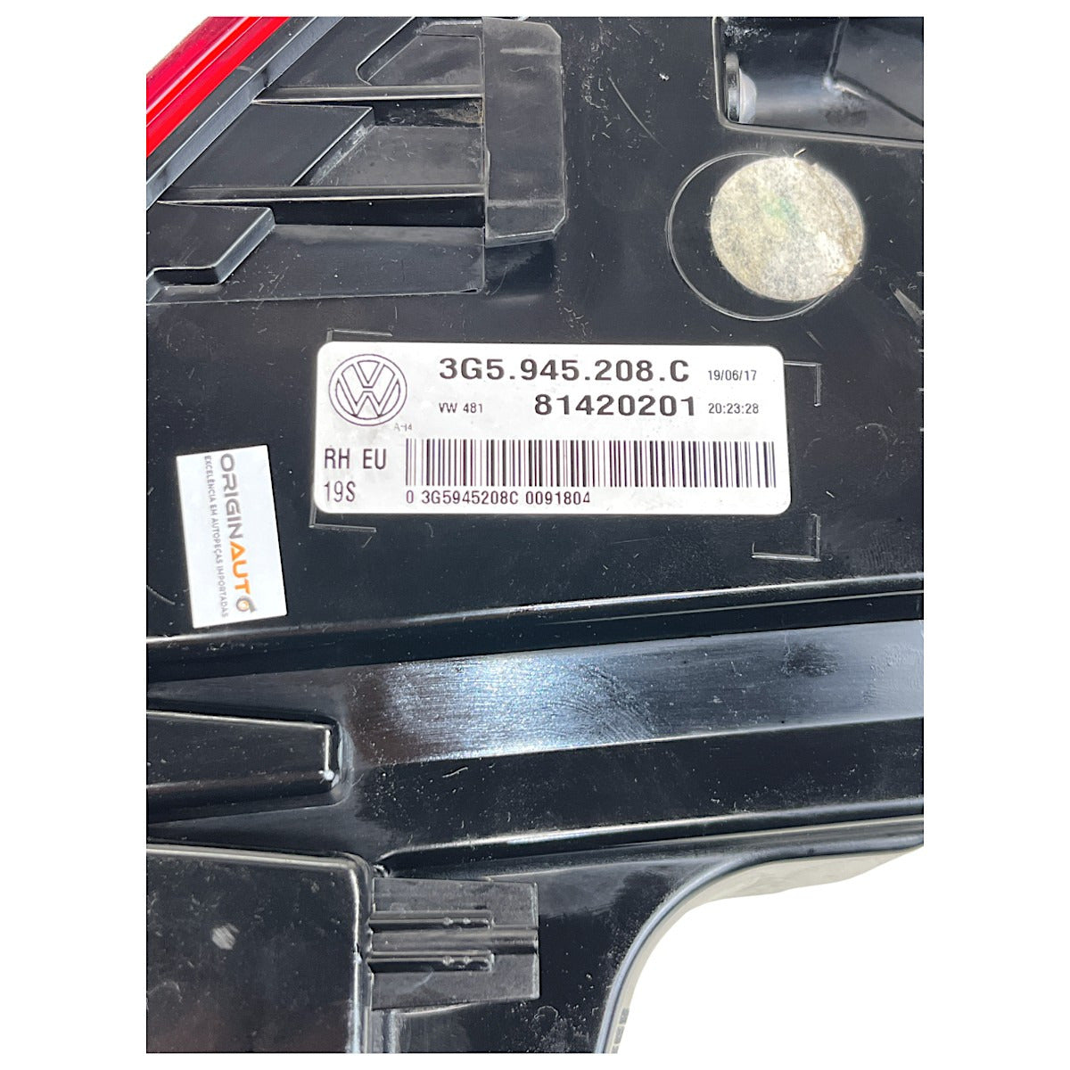 Lanterna VW Passat Highline B8 2018 2019 Externa Direita