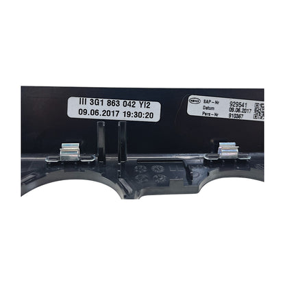 Moldura Comando Ar Condicionado VW Passat Highline B8 2018