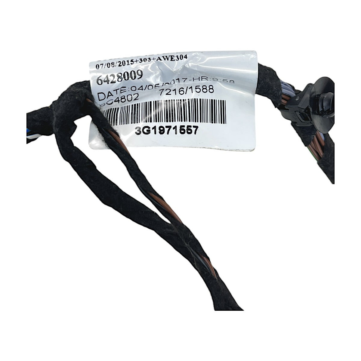 Chicote Porta VW Passat Highline B8 2018 Dianteira Esquerda