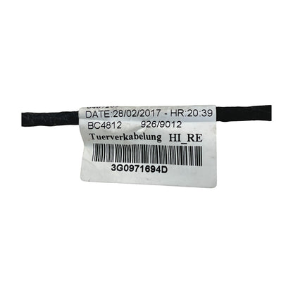 Chicote Porta VW Passat Highline B8 2018 Traseira Direita