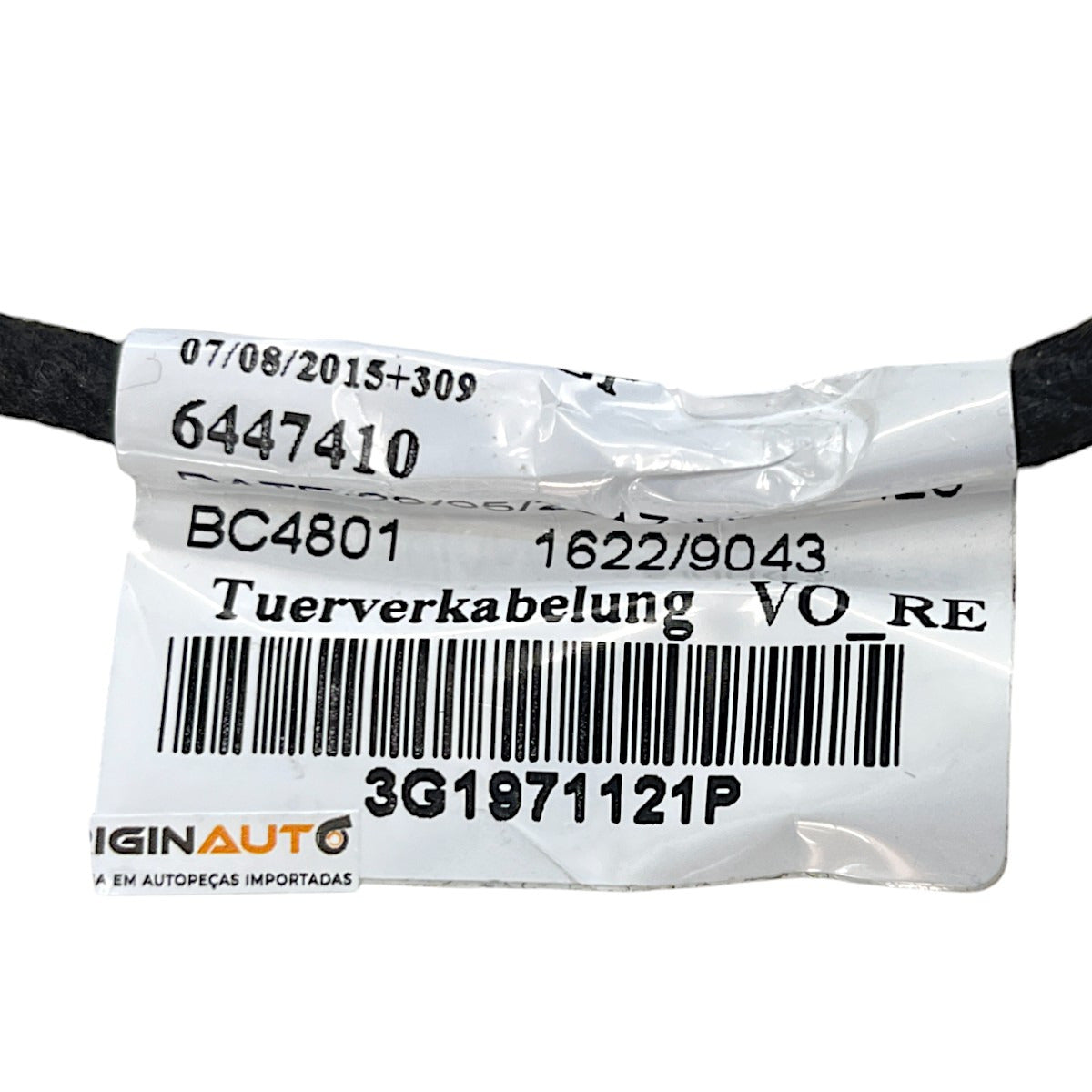 Chicote Porta VW Passat Highline B8 2018 Dianteira Direita