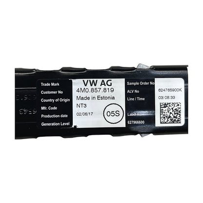 Trilho Regulagem Cinto VW Passat Highline B8 2018 4M0857819