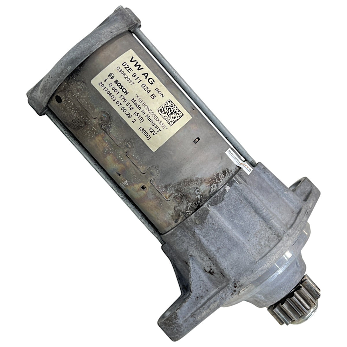 Motor Arranque Partida VW Passat Golf GTI 2018 02E911024B