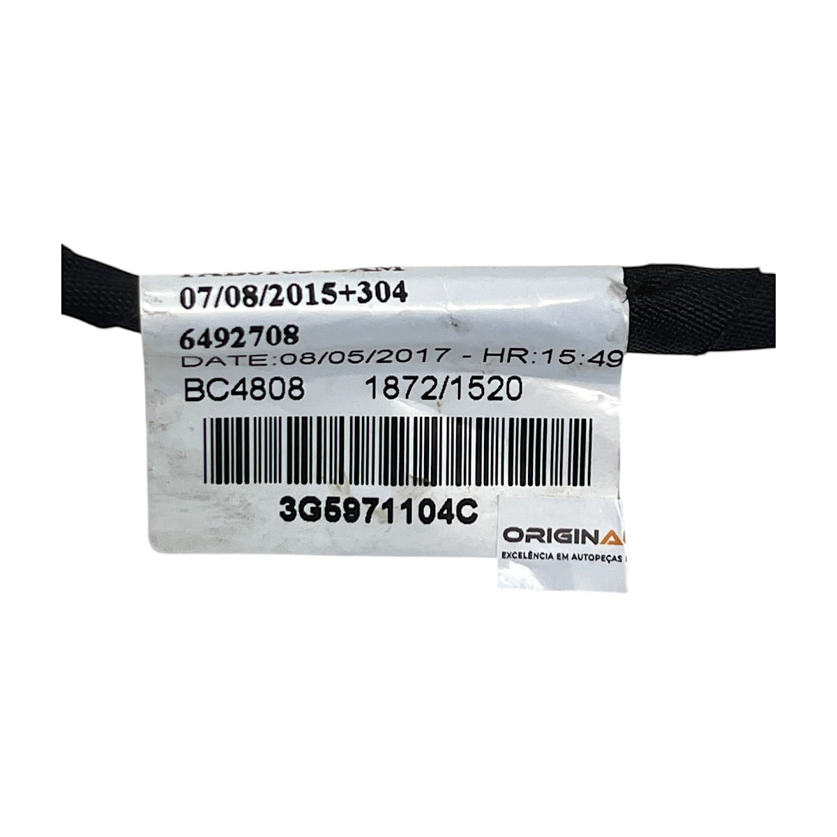 Chicote Parachoque Sensor Parachoque VW Passat 2018 Traseiro