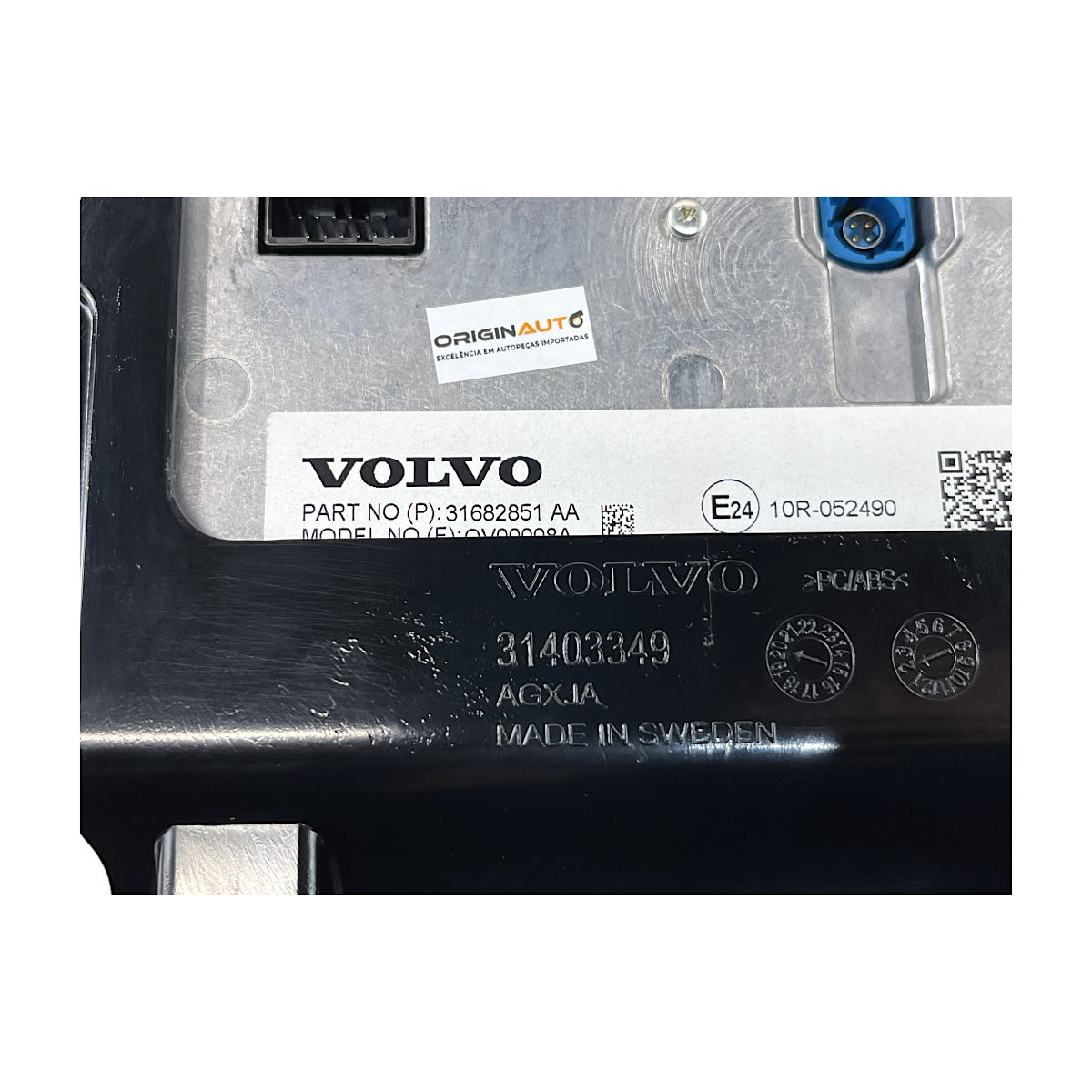 Tela Central Multimidia Volvo XC40 XC90 2020 31682851