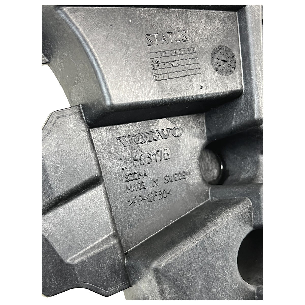 Guia Trava Parachoque Volvo XC90 Momen 2020 Traseiro Direito